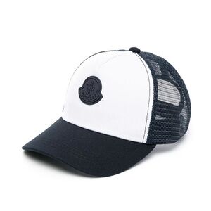 Moncler Black and White Trucker Cap boys 6-8 years